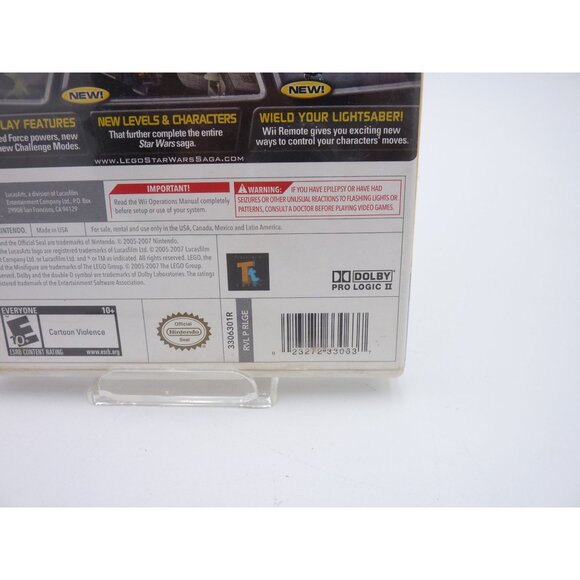 Wii LEGO Star Wars The Complete Saga Nintendo Wii Video Game Complete CIB - Picture 3 of 4